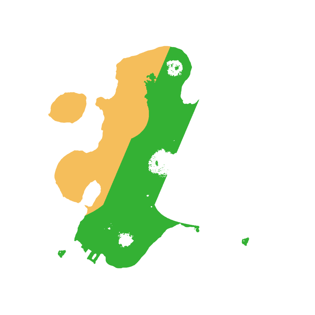 Biome Rust Map: Procedural Map, Size: 2000, Seed: 19451