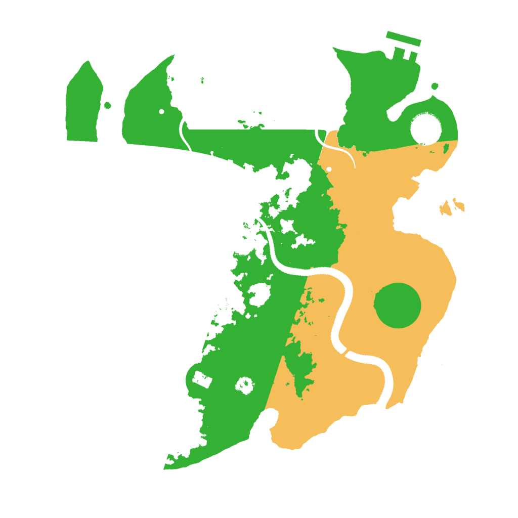 Biome Rust Map: Procedural Map, Size: 3000, Seed: 1767733947