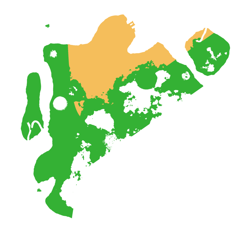 Biome Rust Map: Procedural Map, Size: 3200, Seed: 37404