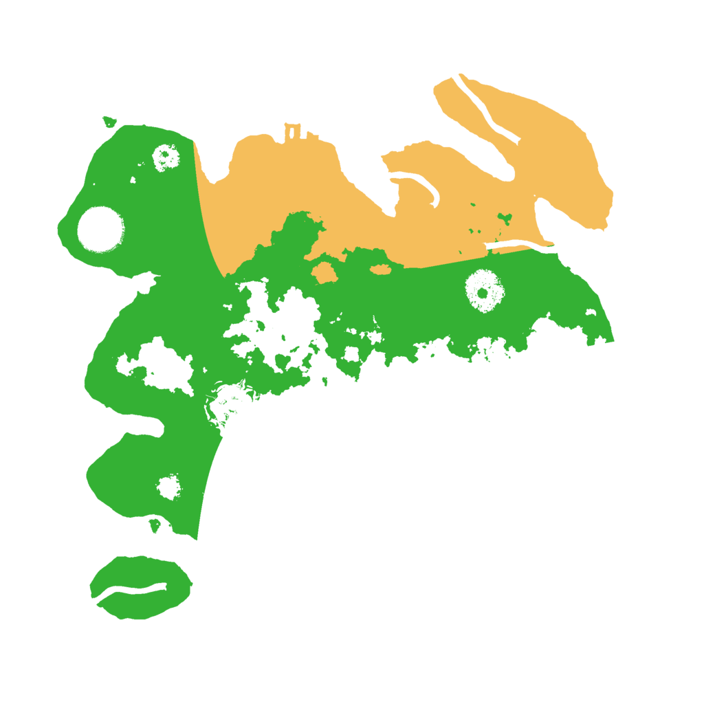 Biome Rust Map: Procedural Map, Size: 2700, Seed: 14977