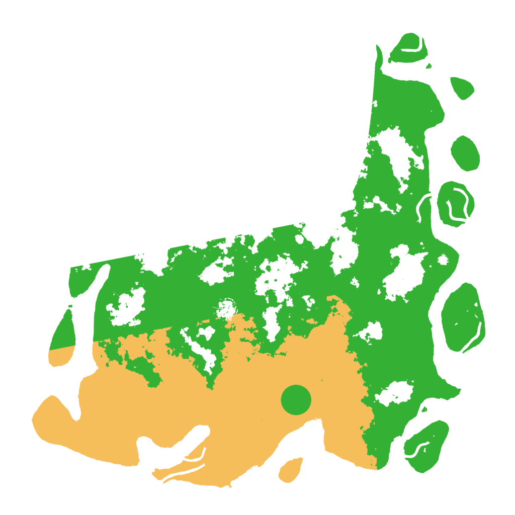 Biome Rust Map: Procedural Map, Size: 4500, Seed: 848439775