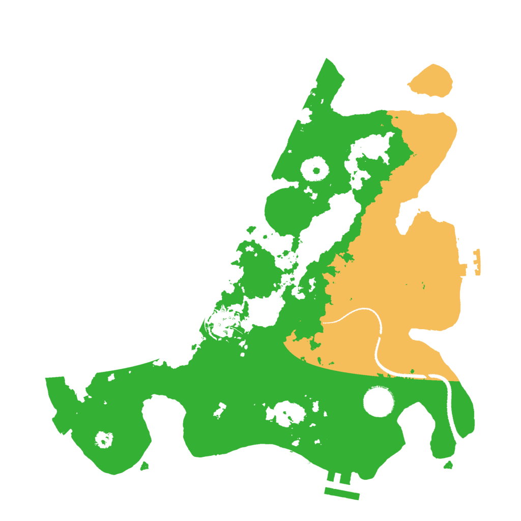 Biome Rust Map: Procedural Map, Size: 3000, Seed: 5890431