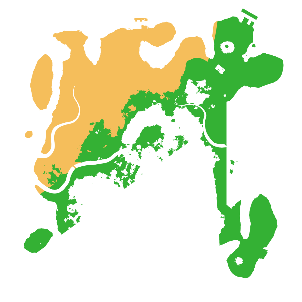 Biome Rust Map: Procedural Map, Size: 3500, Seed: 342