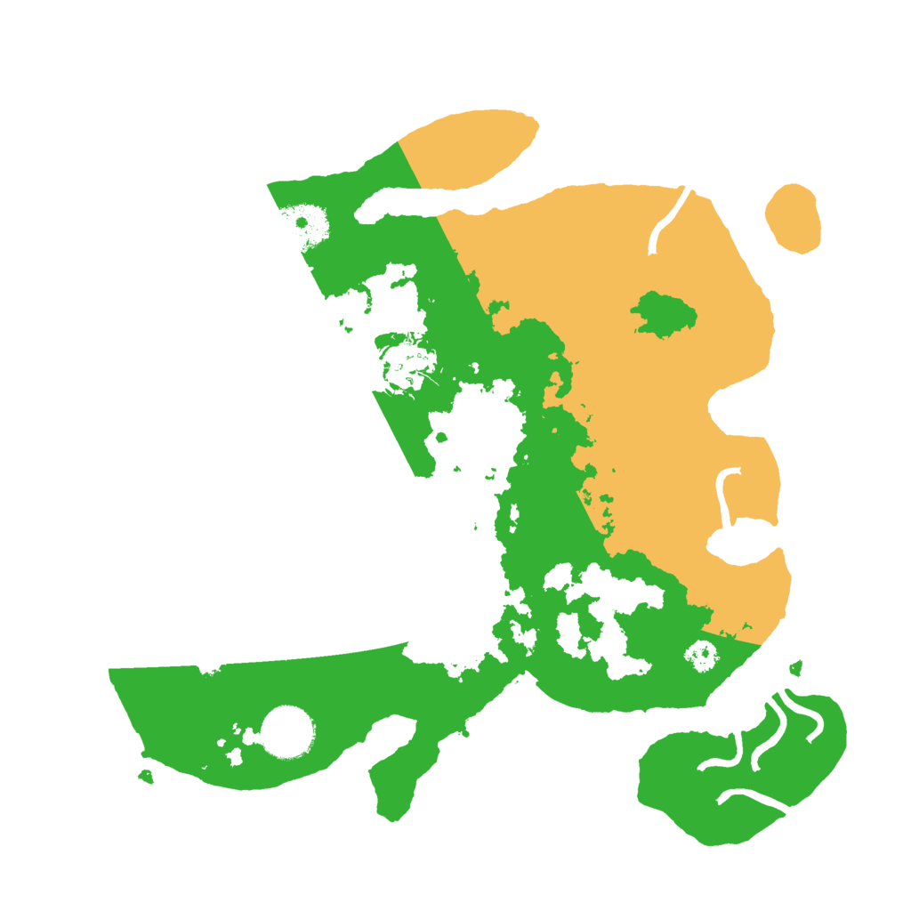 Biome Rust Map: Procedural Map, Size: 3000, Seed: 16341