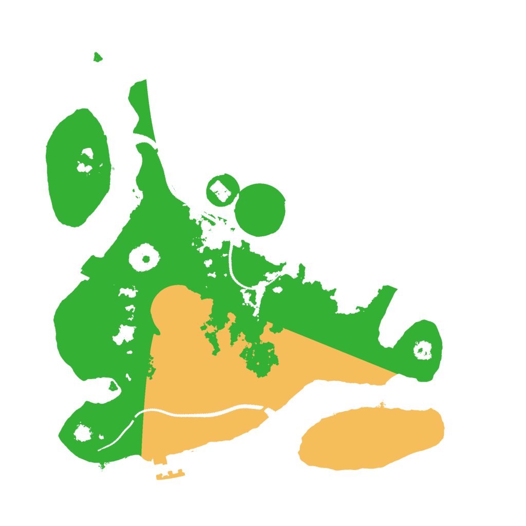 Biome Rust Map: Procedural Map, Size: 2800, Seed: 182681147