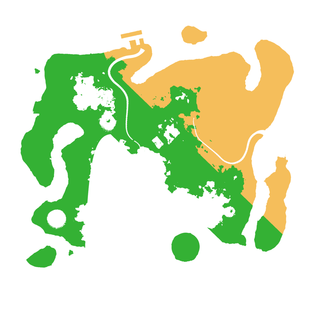 Biome Rust Map: Procedural Map, Size: 3000, Seed: 1983872864