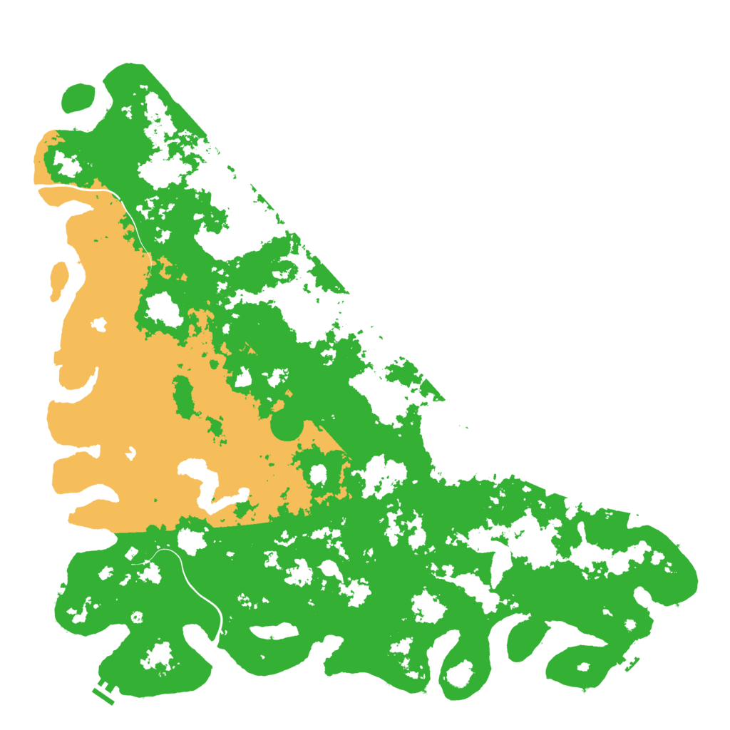Biome Rust Map: Procedural Map, Size: 6000, Seed: 97971
