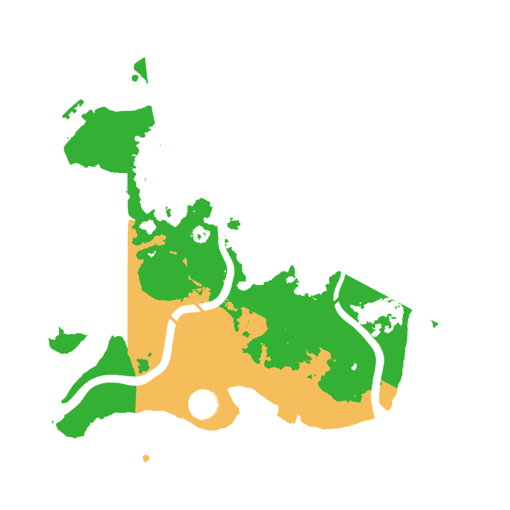 Biome Rust Map: Procedural Map, Size: 3000, Seed: 19288