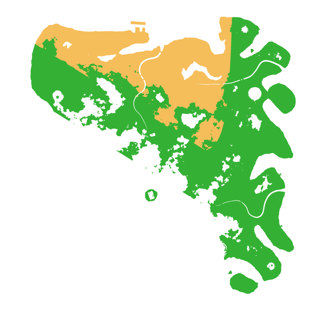 Biome Rust Map: Procedural Map, Size: 4300, Seed: 999999