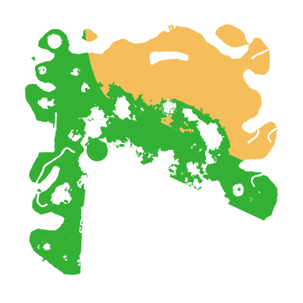 Biome Rust Map: Procedural Map, Size: 3800, Seed: 657254