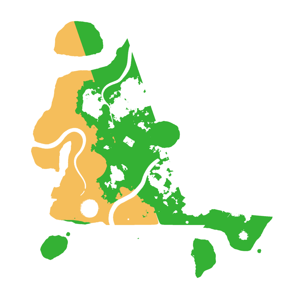 Biome Rust Map: Procedural Map, Size: 3000, Seed: 1538304140