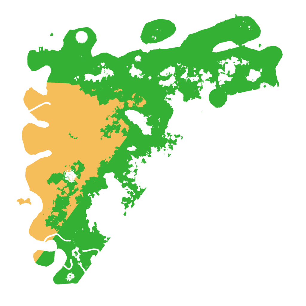Biome Rust Map: Procedural Map, Size: 4500, Seed: 232312