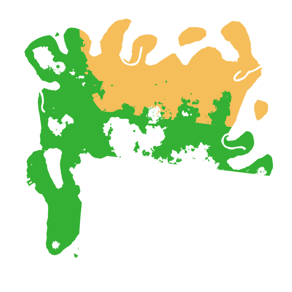 Biome Rust Map: Procedural Map, Size: 3500, Seed: 2140065158