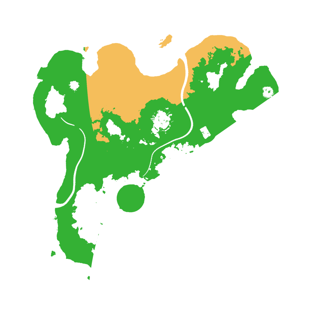 Biome Rust Map: Procedural Map, Size: 3000, Seed: 1602443200