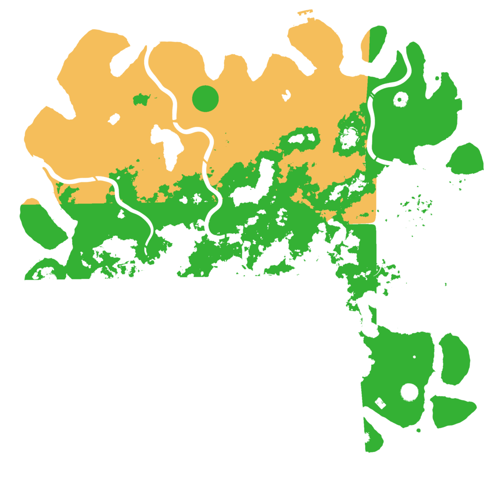 Biome Rust Map: Procedural Map, Size: 5000, Seed: 2138806060