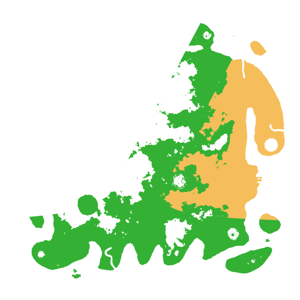 Biome Rust Map: Procedural Map, Size: 4000, Seed: 1346813153