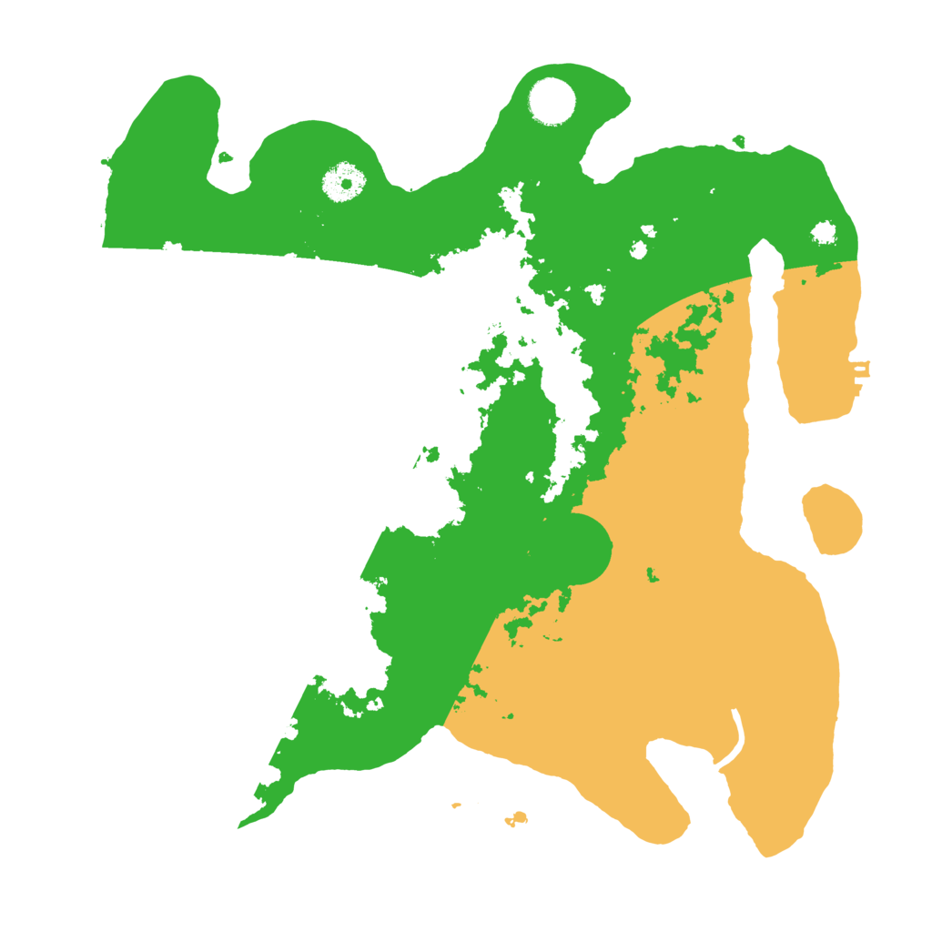 Biome Rust Map: Procedural Map, Size: 3500, Seed: 637998194