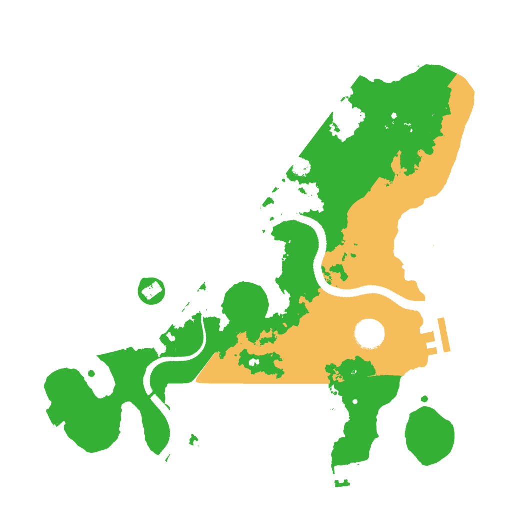 Biome Rust Map: Procedural Map, Size: 3000, Seed: 32234