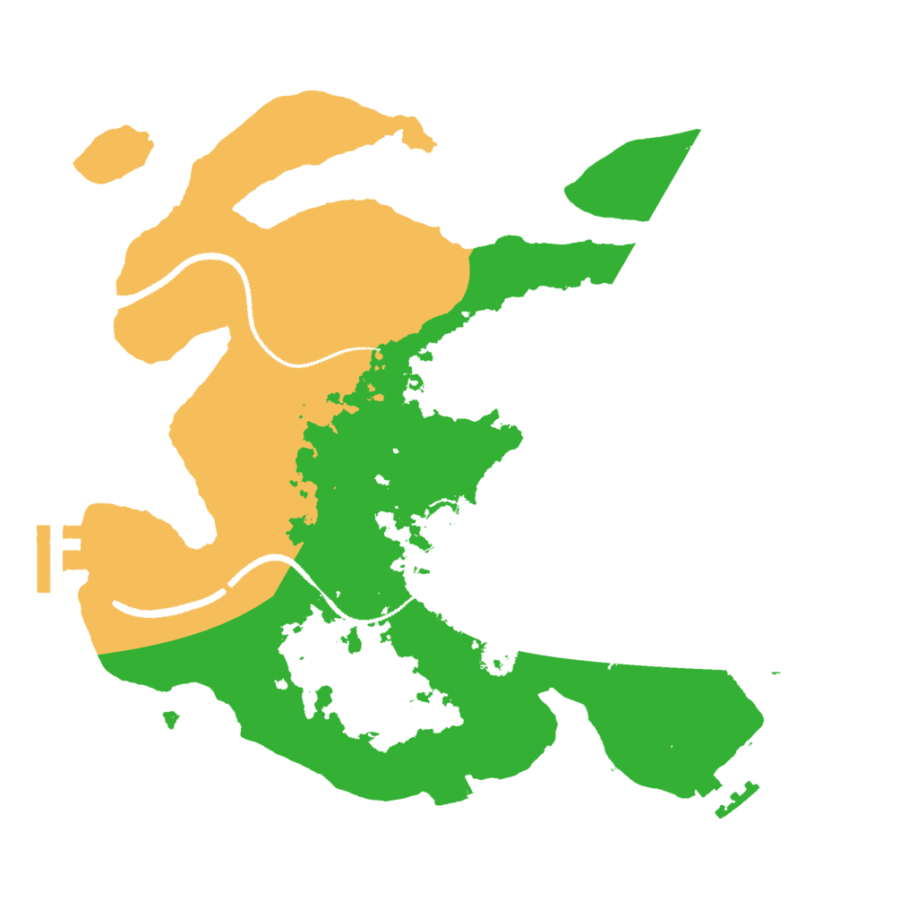 Biome Rust Map: Procedural Map, Size: 2750, Seed: 50500