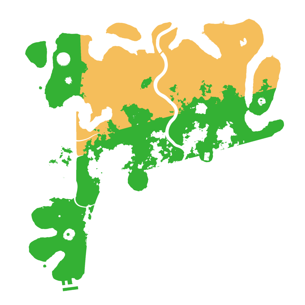 Biome Rust Map: Procedural Map, Size: 4000, Seed: 76238835