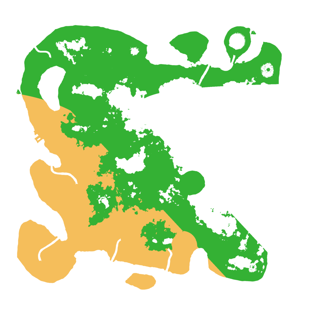 Biome Rust Map: Procedural Map, Size: 3500, Seed: 76567