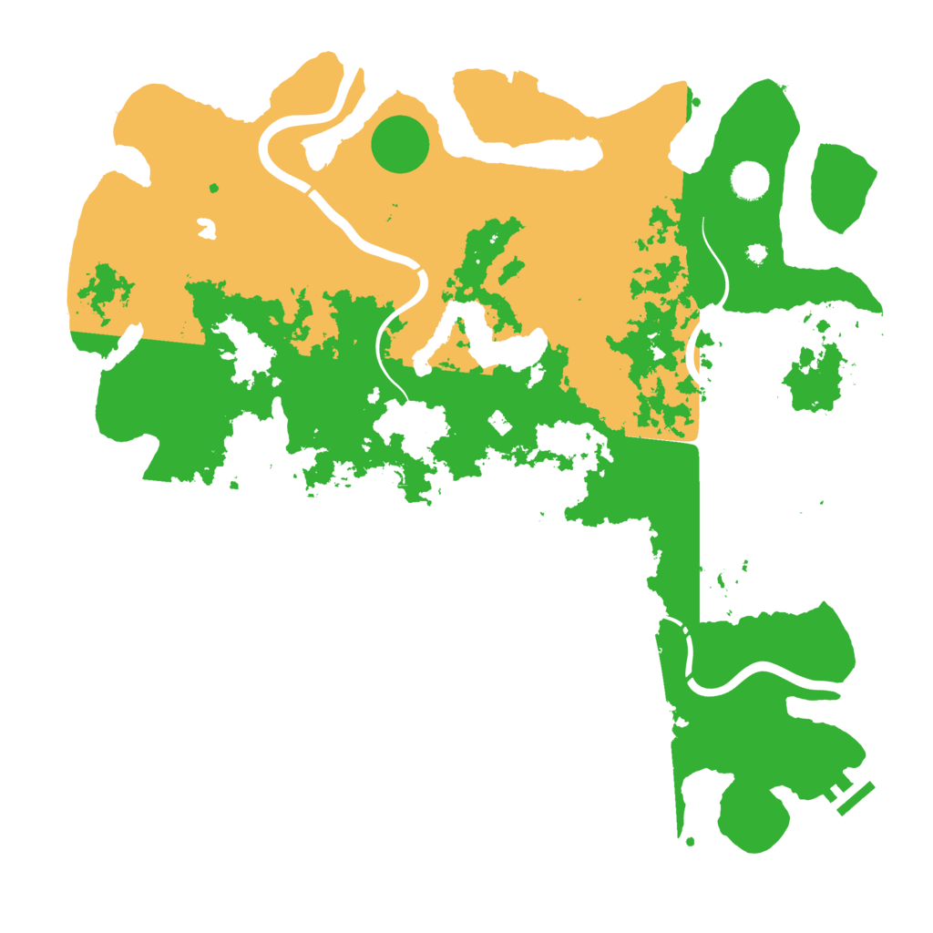 Biome Rust Map: Procedural Map, Size: 4250, Seed: 833836529