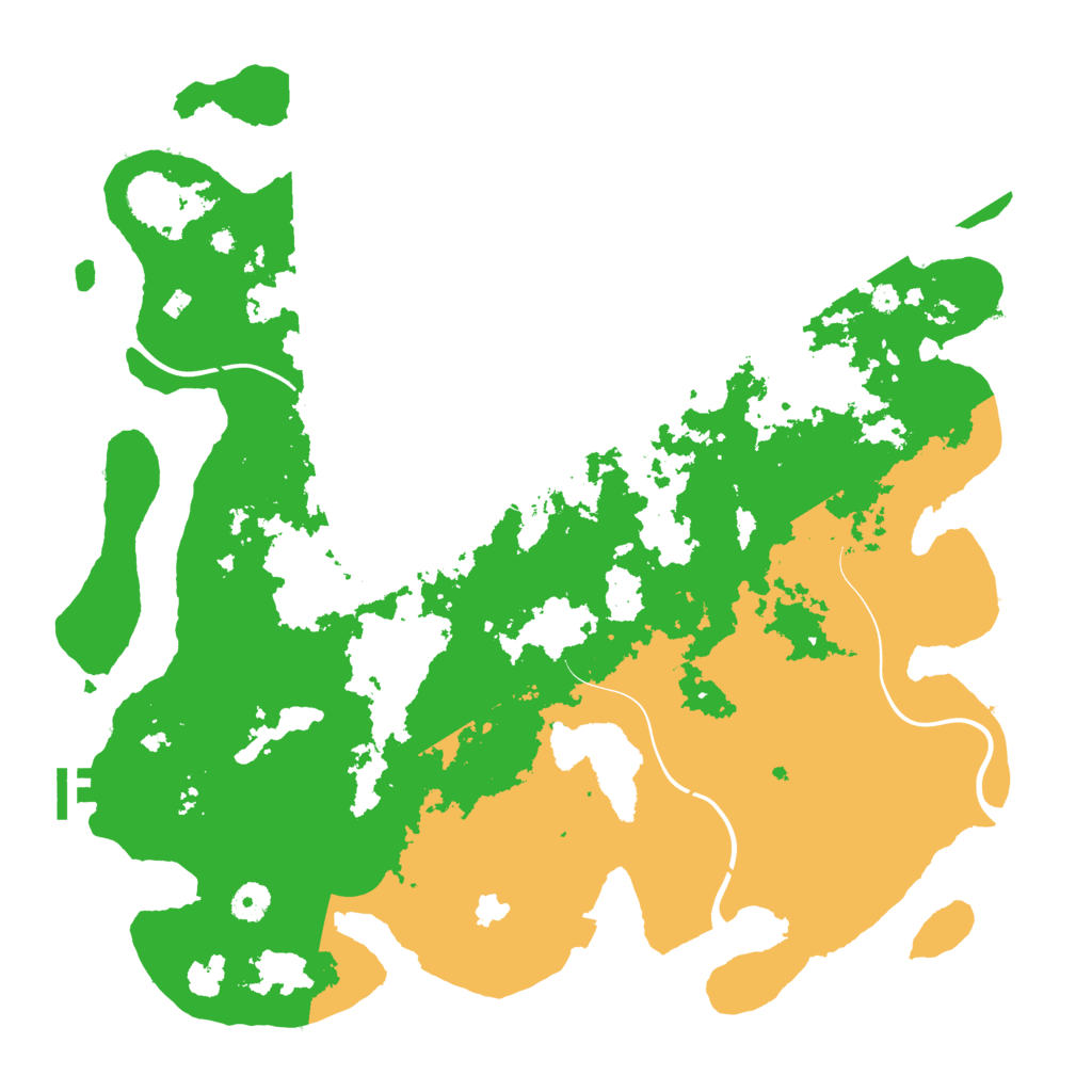 Biome Rust Map: Procedural Map, Size: 4250, Seed: 134834057