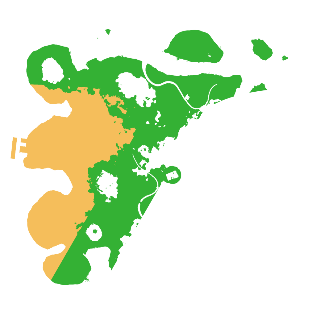 Biome Rust Map: Procedural Map, Size: 3000, Seed: 354298192