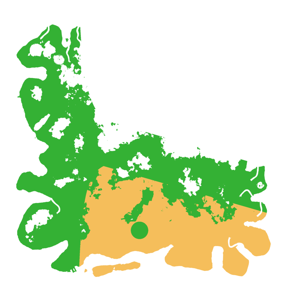 Biome Rust Map: Procedural Map, Size: 4500, Seed: 1116687208