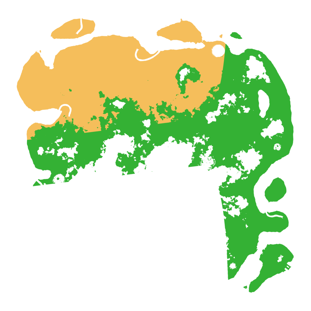 Biome Rust Map: Procedural Map, Size: 4500, Seed: 1255467013