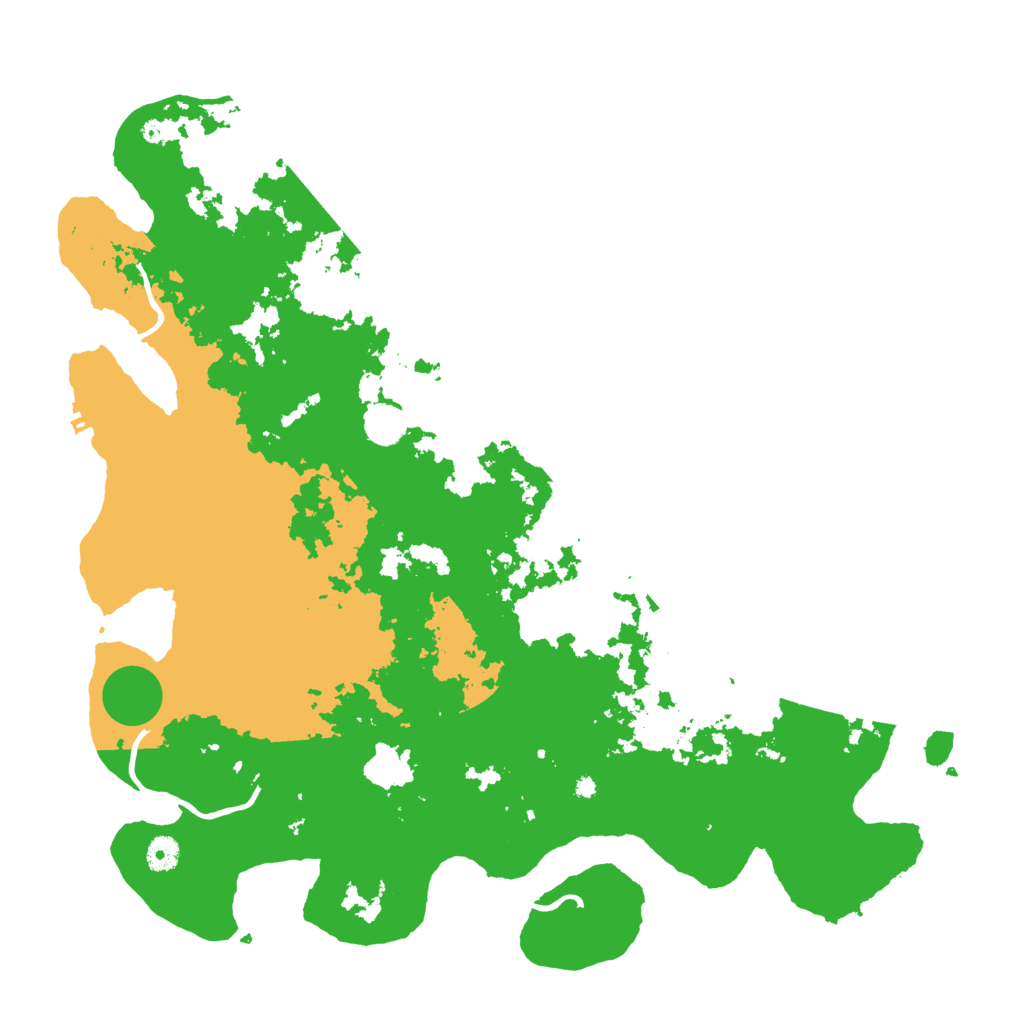 Biome Rust Map: Procedural Map, Size: 4500, Seed: 1255467014