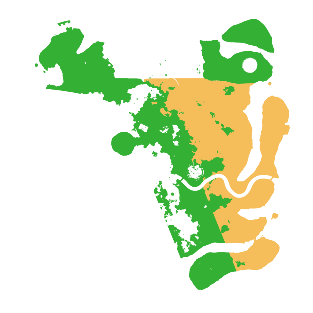 Biome Rust Map: Procedural Map, Size: 3700, Seed: 1102067103