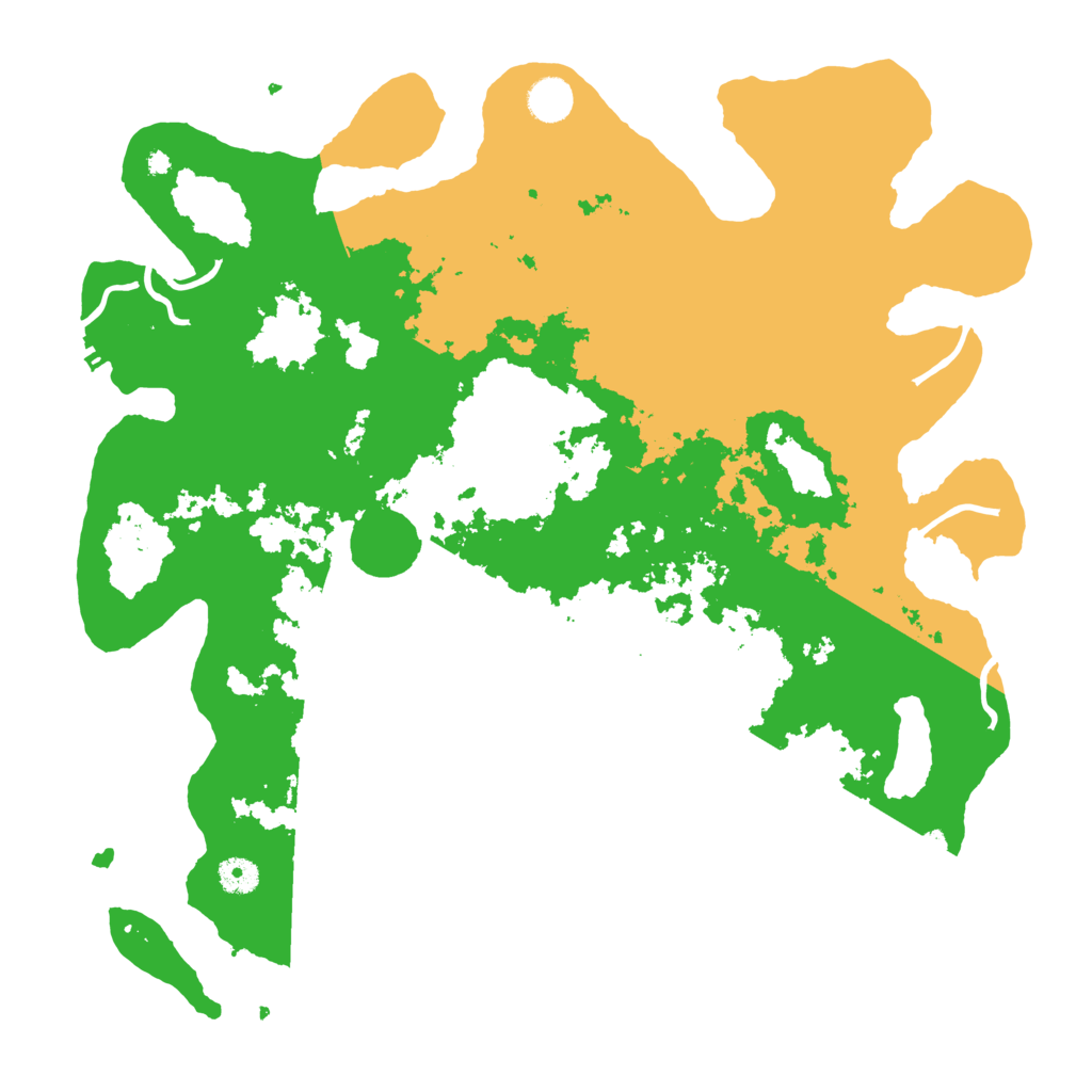 Biome Rust Map: Procedural Map, Size: 4250, Seed: 2558521