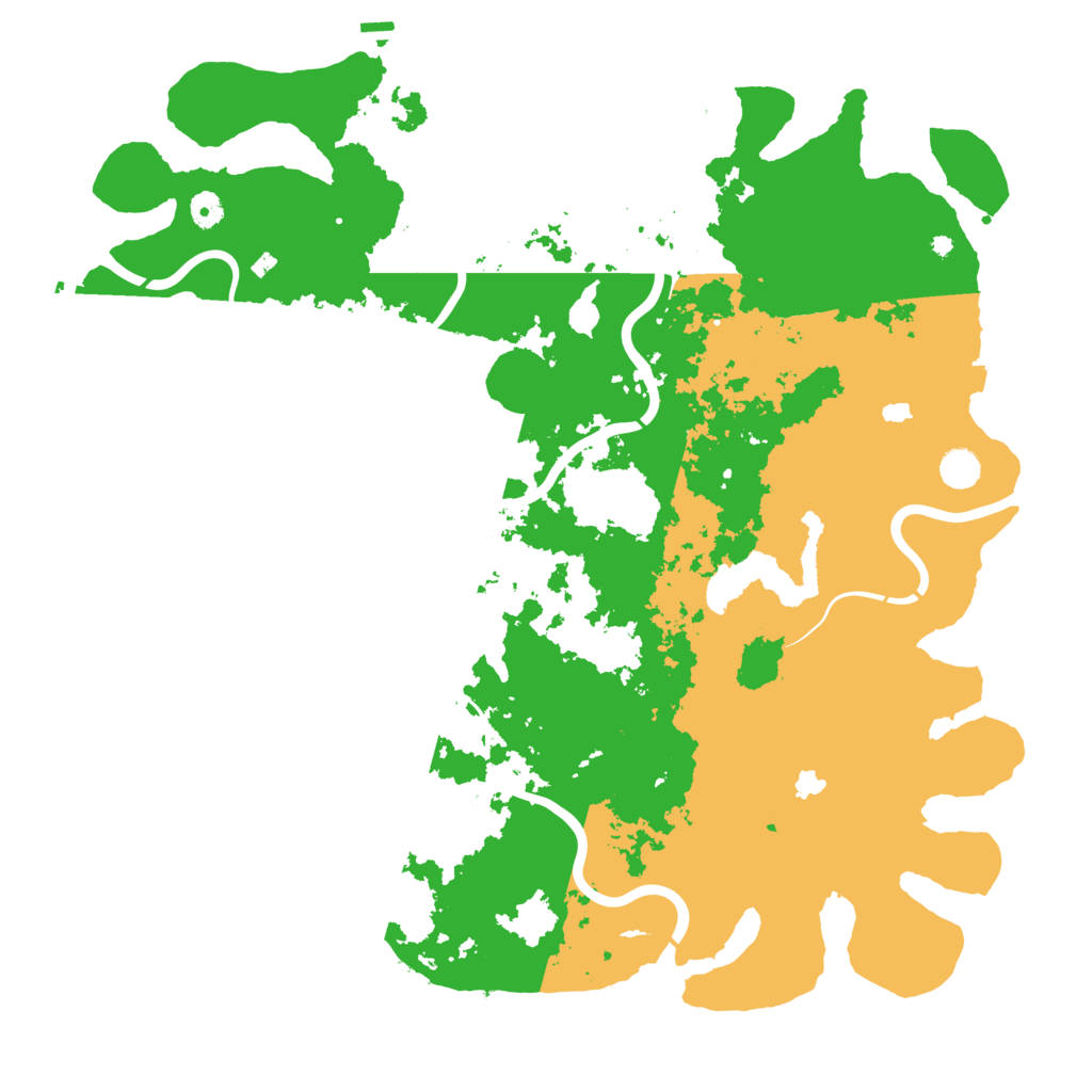 Biome Rust Map: Procedural Map, Size: 4750, Seed: 4000
