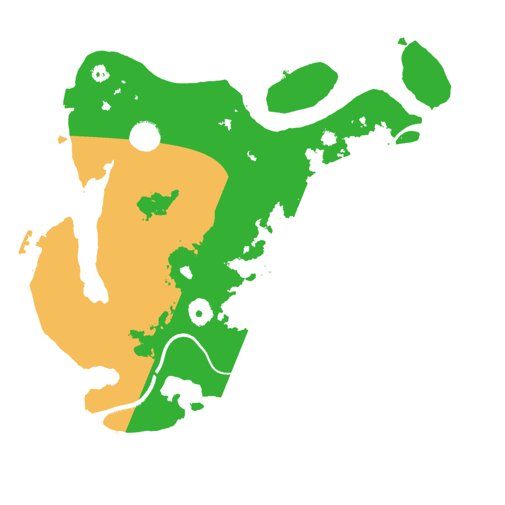 Biome Rust Map: Procedural Map, Size: 3000, Seed: 950819955