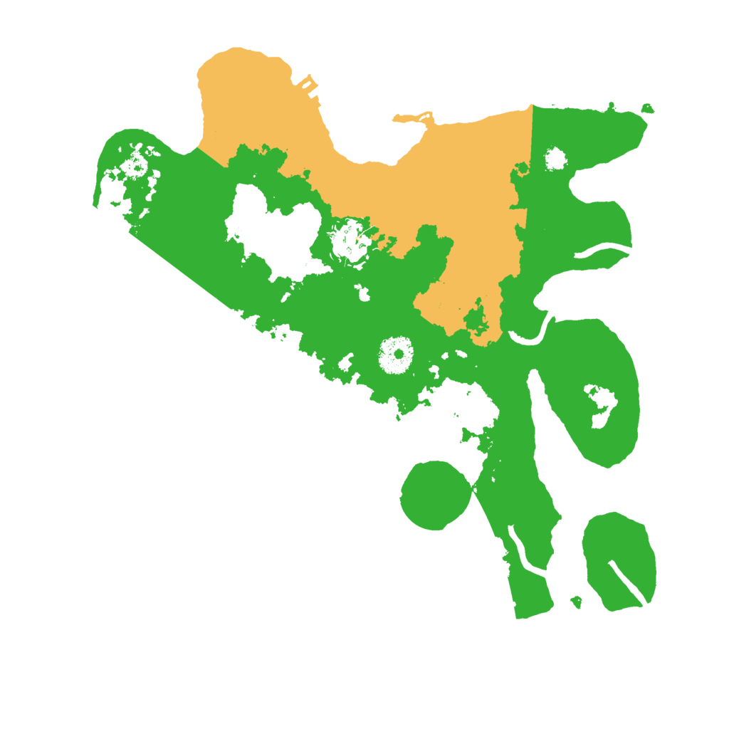 Biome Rust Map: Procedural Map, Size: 3000, Seed: 144788054