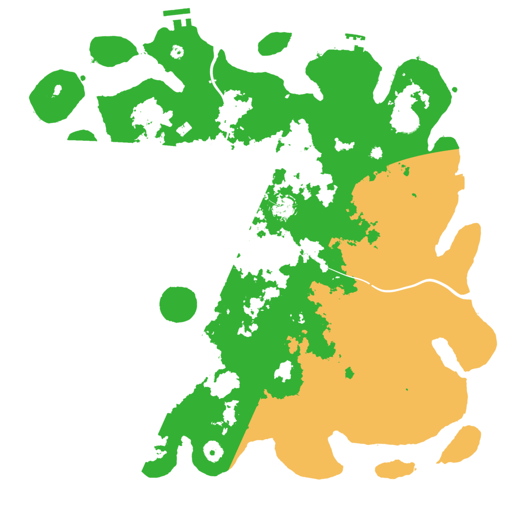 Biome Rust Map: Procedural Map, Size: 3950, Seed: 1249060939