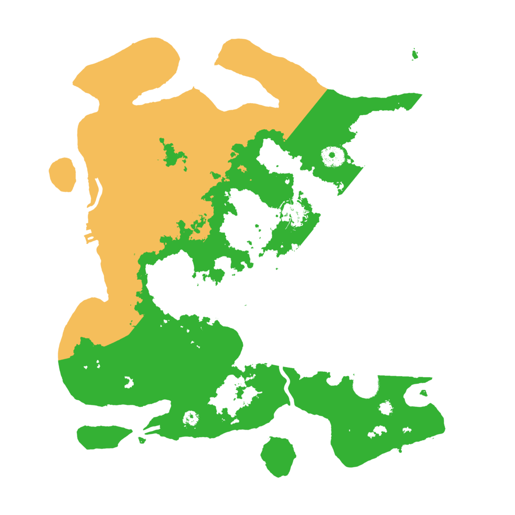 Biome Rust Map: Procedural Map, Size: 3500, Seed: 807918497