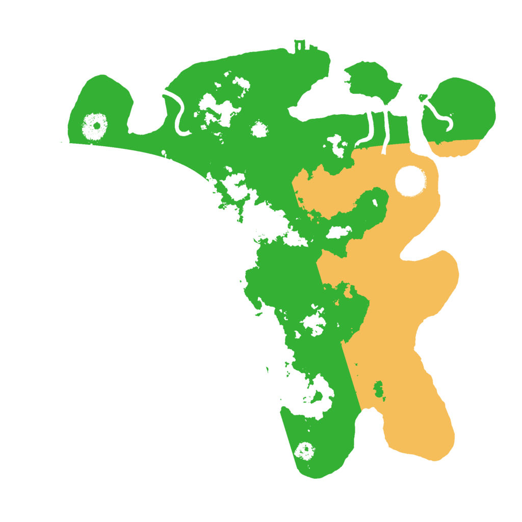 Biome Rust Map: Procedural Map, Size: 3000, Seed: 93416