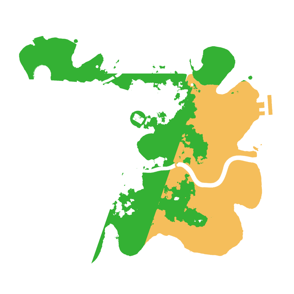 Biome Rust Map: Procedural Map, Size: 3000, Seed: 47537
