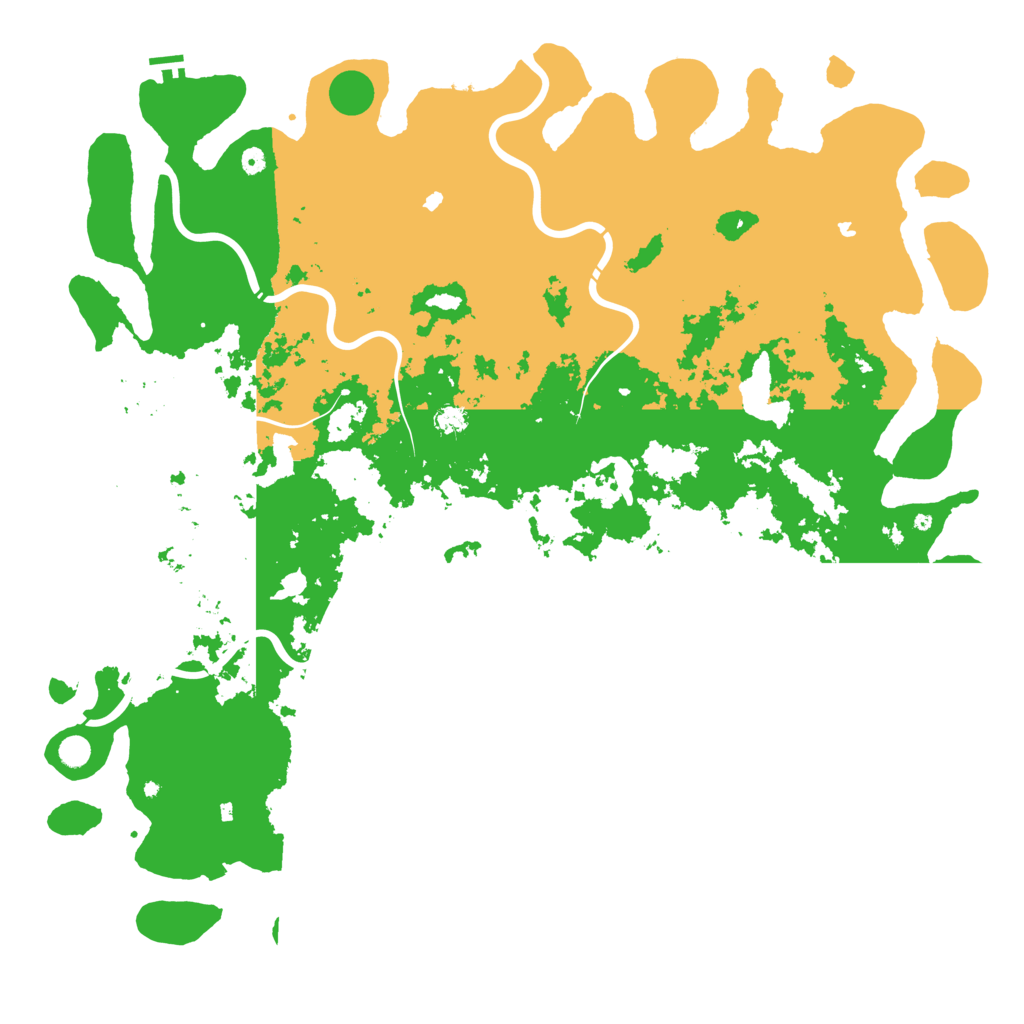 Biome Rust Map: Procedural Map, Size: 6000, Seed: 496222784