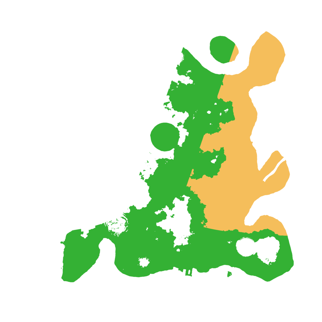 Biome Rust Map: Procedural Map, Size: 3000, Seed: 16145