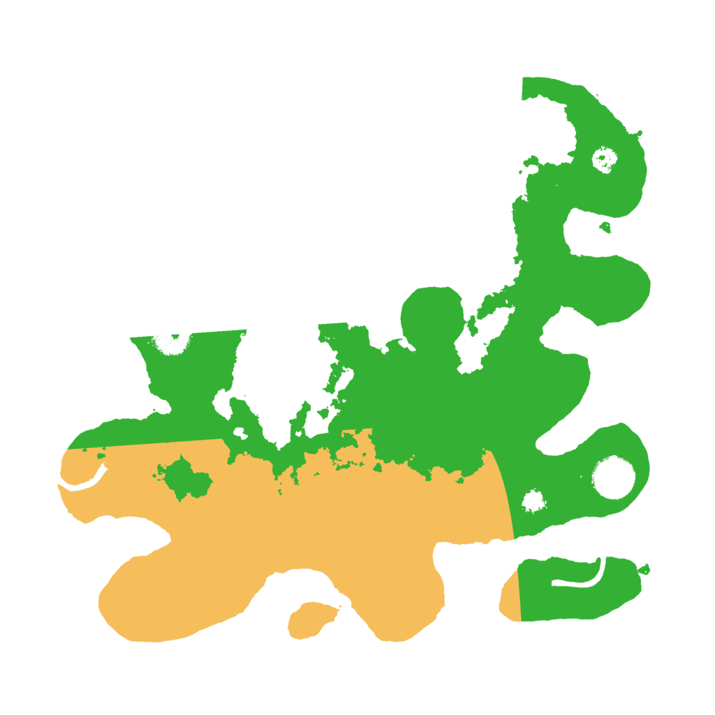 Biome Rust Map: Procedural Map, Size: 3000, Seed: 207