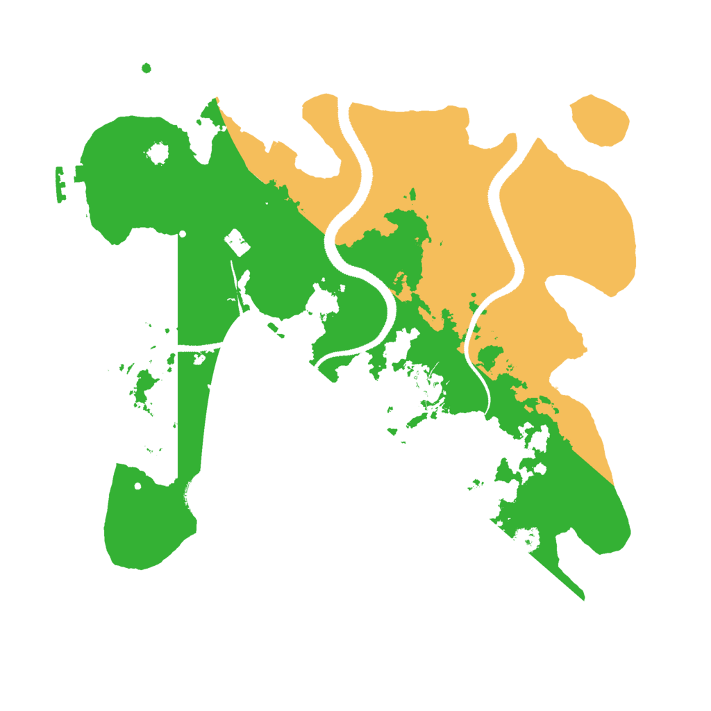 Biome Rust Map: Procedural Map, Size: 3000, Seed: 8502413