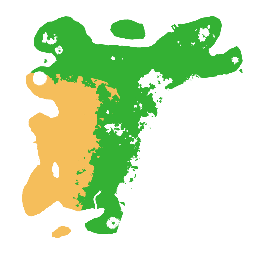 Biome Rust Map: Procedural Map, Size: 3500, Seed: 12332552