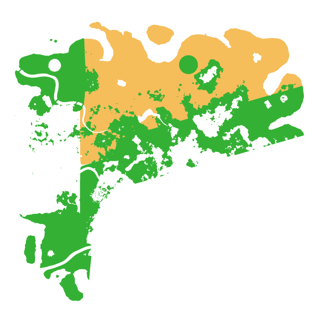 Biome Rust Map: Procedural Map, Size: 4500, Seed: 92002137