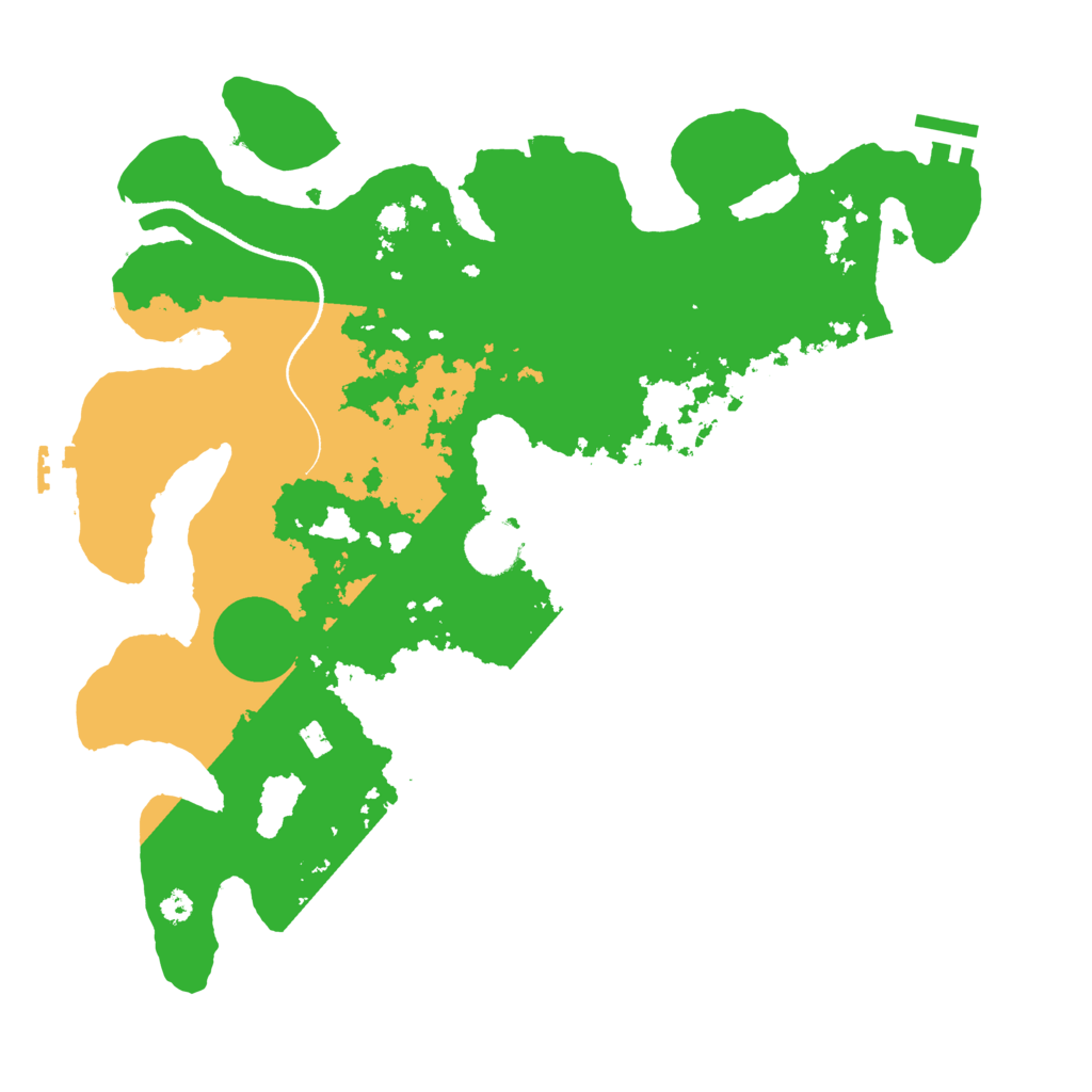 Biome Rust Map: Procedural Map, Size: 3500, Seed: 407204270