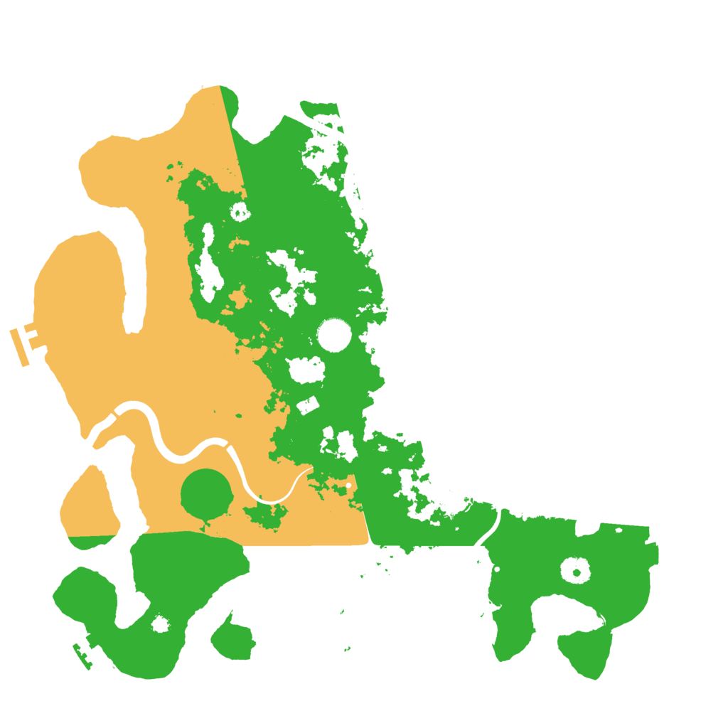 Biome Rust Map: Procedural Map, Size: 3800, Seed: 213713862