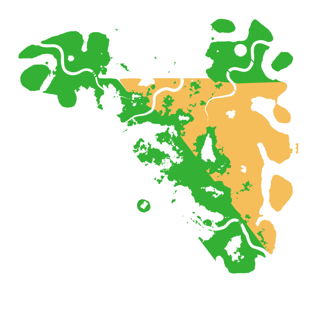 Biome Rust Map: Procedural Map, Size: 4500, Seed: 1382612341