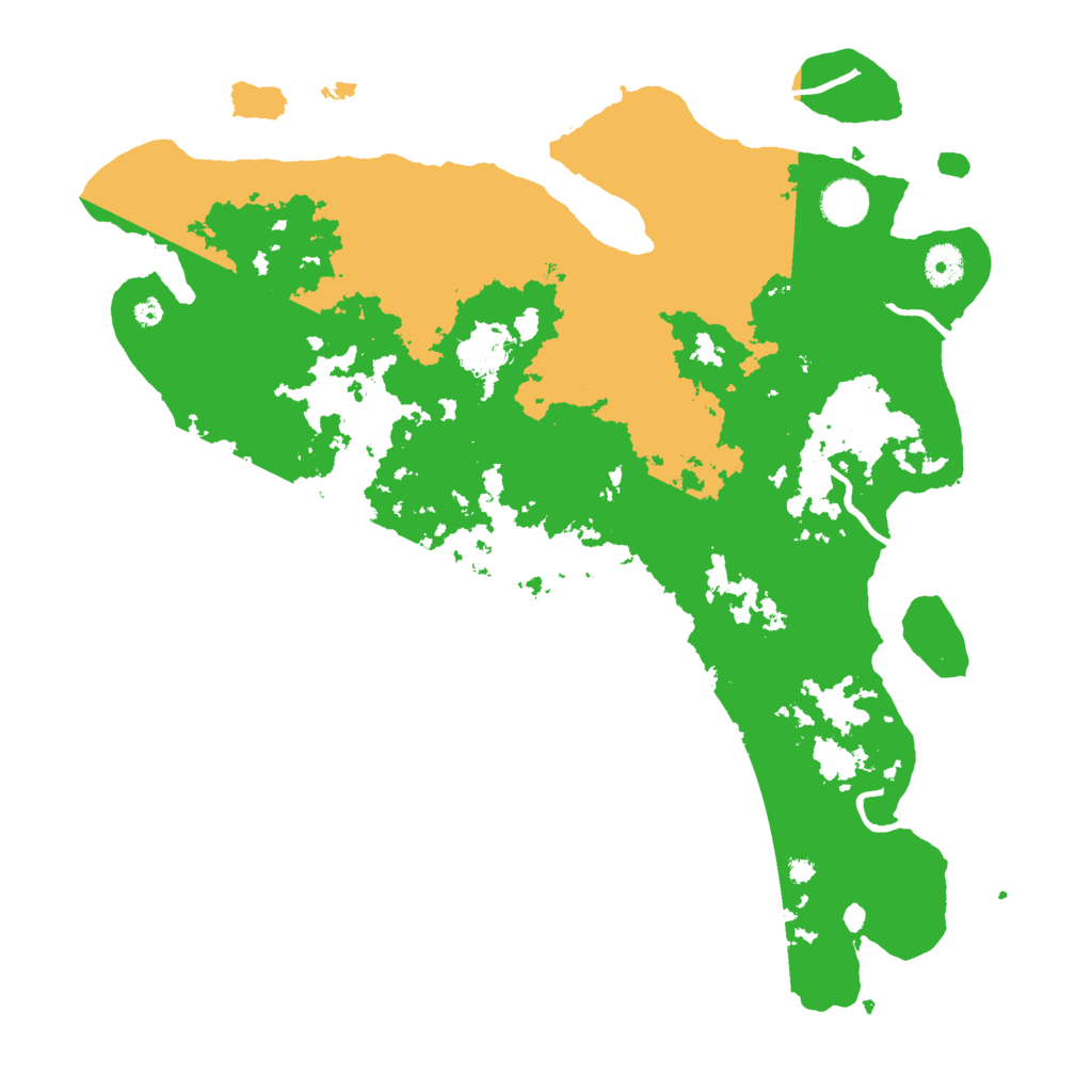 Biome Rust Map: Procedural Map, Size: 4000, Seed: 5485